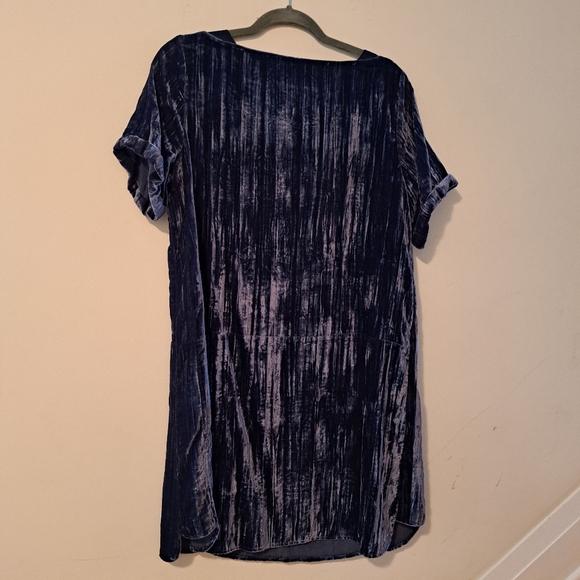 Anthropologie crushed velvet dress - Picture 6 of 9